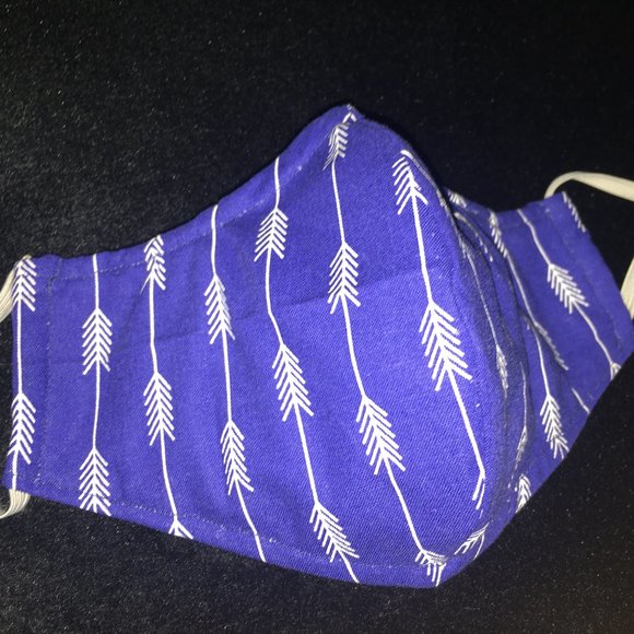 Reusable / Washable Sculpted Mask / Arrow Print ^ - Picture 2 of 7